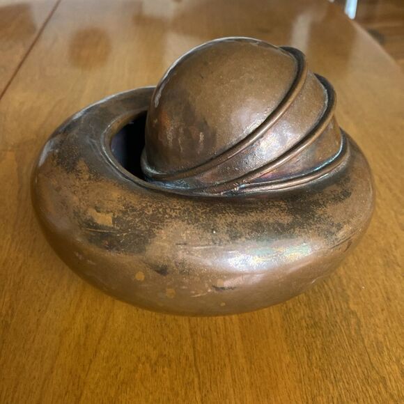 Copper handmade bowl - Picture 3 of 6